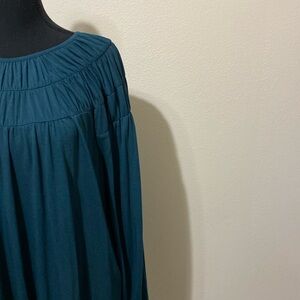 Ann Taylor dark teal long sleeve top